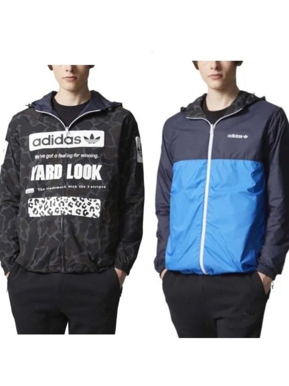 Adidas Originals Yard Look Reversible Wind Breaker - Rare!